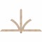 Ekena Millwork Redmond Smooth Timber Gable Bracket, Douglas Fir, 72"W x 39"H x 1 1/2"D x 3 1/2"F, 13/12 Pitch GBW072X39X0204RED00SDF - alternate 1